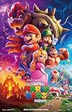Tuklye The Super Mario Bros Movie posters Anime 28×43CM 11×17 Inch, Metallic