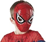 Rubie's Offizielles Kostümzubehör Spiderman-Maske, Halbmaske, geformt, für Kinder, Einheitsgröße, rot