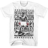 Muhammad Ali - - Herren Sixfourchamp T-Shirt, Large, White