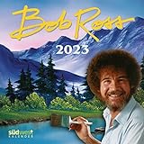 Bob Ross 2023 - Wandkalender zum Aufhängen