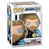 pop Funko Marvel Avengers Endgame - Thor* (with Thunder) (Glows in The Dark) (Special Edition) #1117 Bobble-Head Vinyl Figure