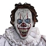 molezu Horror Overhead Clown Maske, Halloween Kostüm Party Gruselige Gruseldekoration Requisiten