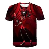 Hazbin Cosplay Hotel T-Shirt Charlie T-Shirt Dust Alastor Vaddie T-Shirt 3D T-Shirt Halloween-Kostüm für Erwachsene