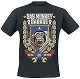 Gas Monkey Garage Go Big Or Go Home T-Shirt schwarz M