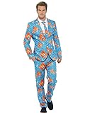 Smiffys, Herren Goldfisch Anzug Kostüm, Jackett, Hose und Krawatte, Größe: L, 43530