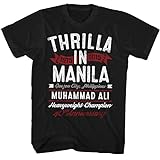 Muhammad Ali - Herren Thrilla T-Shirt, XXX-Large, Black