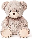Uni-Toys - Teddybär, superweich (Hellbraun) - 24 cm (Höhe) - Plüsch-Bär, Teddy - Plüschtier, Kuscheltier