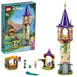 LEGO 43187 Disney Princess Rapunzels Turm Set mit 2 Mini-Puppen, Flynn Rider und Tierfigur, aus dem Film „Rapunzel – Neu verföhnt“, kreatives Spielzeug für Kinder, Mädchen und Jungen ab 6 Jahren