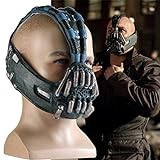 Yusat Halloween-Cosplay-Maske, Bane Maske für Batman The Dark Knight Rises, Batman Latex Cosplay Prom Maske