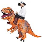 Aufblasbares T-Rex-Kostüm für Erwachsene, Dinosaurier-Kostüm, ausgefallener Halloween-Party-Kostüm-Anzug