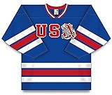 Amon Amarth - Männer USA Hockey Jersey, XX-Large, Blue