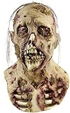 Bstask Walking Dead Gruselige Zombie Maske Halloween Maske Latex Horror Maske Weihnachtsparty Rollenspiel Requisiten (Zombiemaske 1)