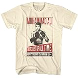 Muhammad Ali - - Kenreagan T-shirt pour hommes, Medium, Vintage White