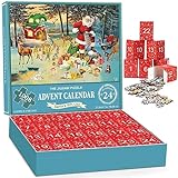 Adventskalender 2023 für Kinder Puzzles,Adventskalender Countdown Puzzle,24 Tage Aufgeteilt in 24 Kästchen-1008 Teile Puzzles für Erwachsene und Kinder,Weihnachten Puzzles Geschenk für Jungen,Mädchen