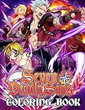 Seven Deadly Sins Coloring Book: Great Gifts For All Fan Of Seven Deadly Sins With Hidden High Quality Images