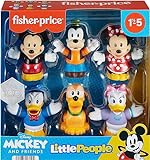Fisher-Price Disneys 100. Geburtstag - Micky Maus & Seine Freunde Figuren-Set, 6 Klassische Disney-Figuren, fördert Feinmotorik, für Kinder von 18 Monaten bis 5 Jahren, HPJ88