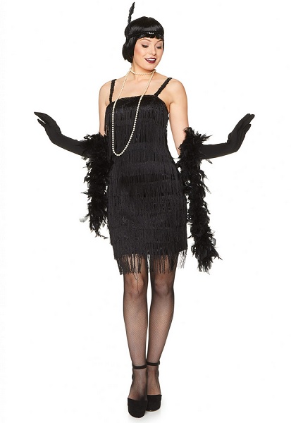 20er-Jahre-Charleston-Kleid-Flapper-Kostüm-Damen