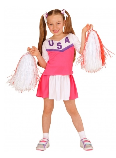 Cheerleader-Kostüm-Kinder-Mädchen