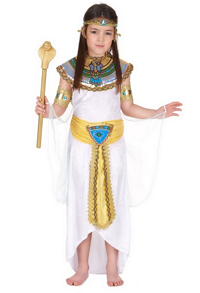 Cleopatra-Kostüm-Kinder-Mädchen-Kleopatra