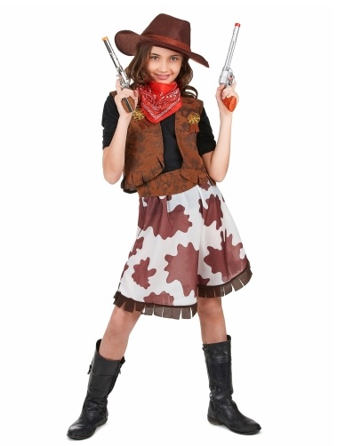 Cowgirl-Kostüm-Kinder-Mädchen