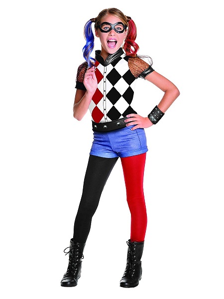 Harley-Quinn-Kostüm-Kinder-Mädchen