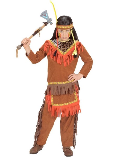 Indianer-Kostüm-Kinder-Jungen-Mädchen