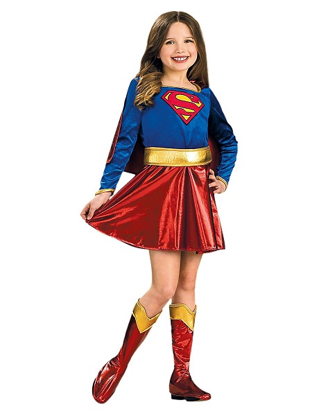 Kinderkostüm-Fasching-Karneval-Mädchen-Supergirl