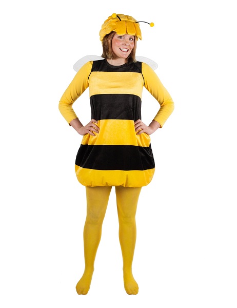 Kindheitshelden-Kostüm-Biene-Maja-Damen