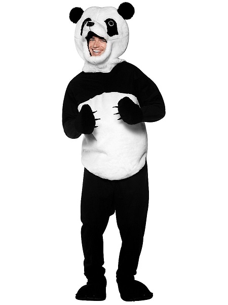 Panda-Kostüm-Herren-Männer-Erwachsene