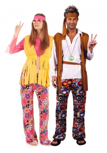 Partnerkostüm-Pärchen-Paar-Kostüm-Hippie