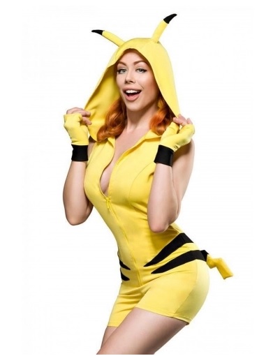 Pikachu-Kostüm-erwachsene-Damen