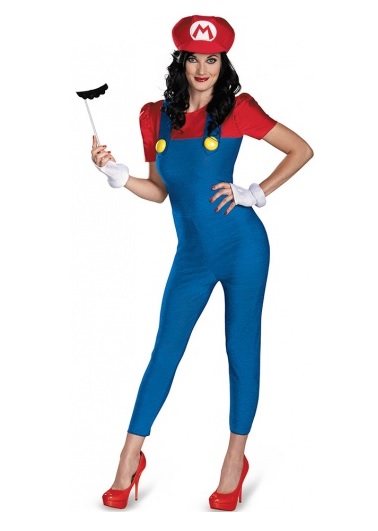 Super-Mario-Kostüm-Damen