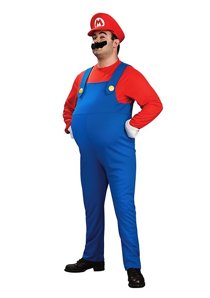 Super-Mario-Kostüm-Herren