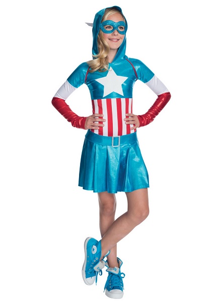Captain-America-Kostüm-Mädchen-Kinder