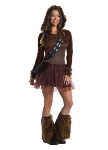 Chewbacca-Kostüm-Damen-Frauen-Erwachsene