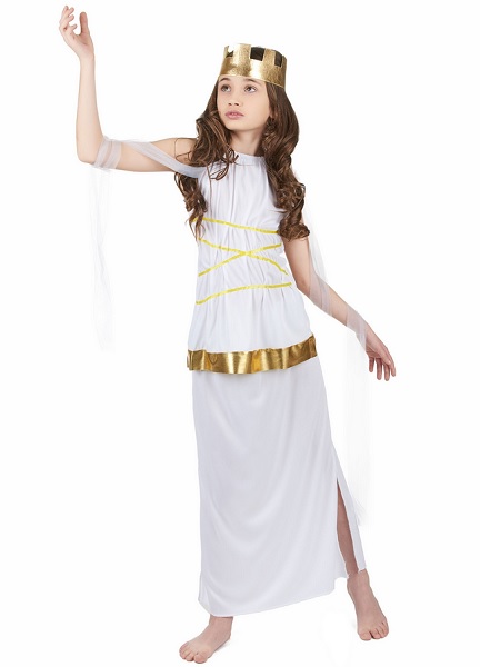 Griechische-Göttin-Kostüm-Kinder-Mädchen