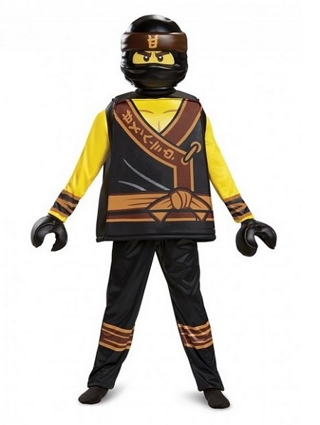 Lego-Ninjago-Kostüm-Cole-Kinder-gelb