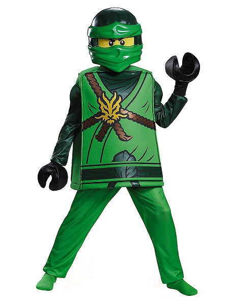 Lego-Ninjago-Kostüm-Lloyd-Kinder-grün