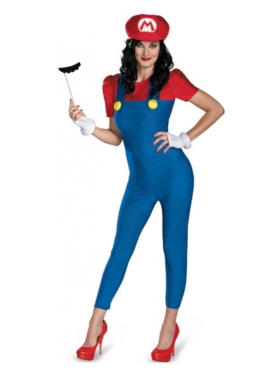 Mario-und-Luigi-Kostüm-Damen-Frauen