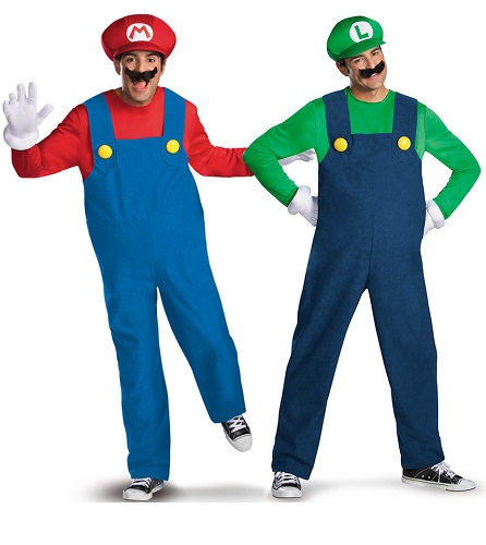 Mario-und-Luigi-Kostüm-Herren-Männer