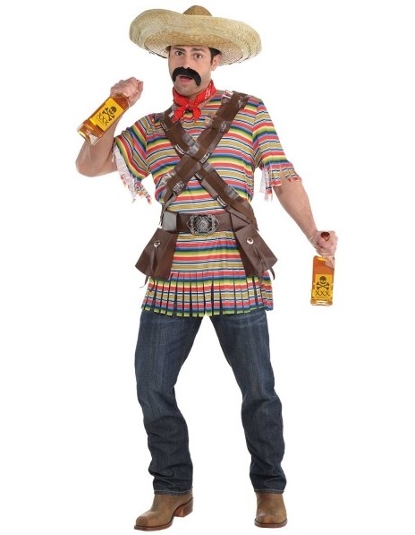 Mexikaner-Kostüm-Herren-Männer-Erwachsene