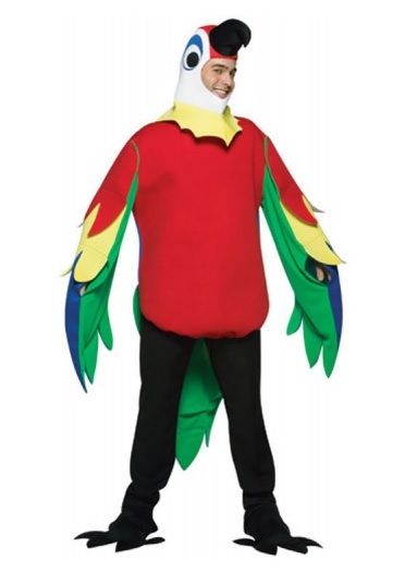 Papagei-Kostüm-Herren-Männer-Erwachsene