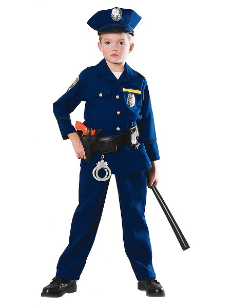 Polizei-Kostüm-Kinder-Polizist-Jungen
