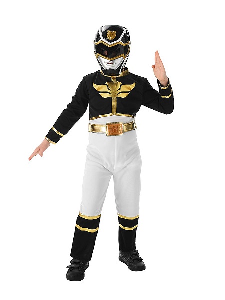Power-Ranger-Kostüm-Kinder-Jungen-schwarz