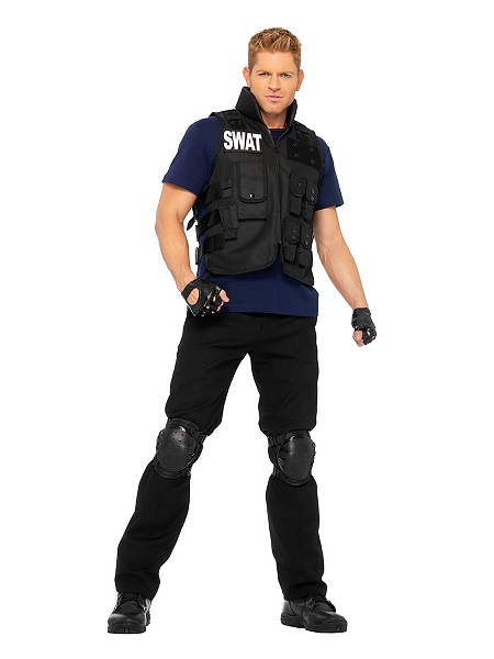 SWAT-Kostüm-Herren-Männer-Erwachsene