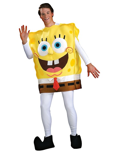 Spongebob-Kostüm-Herren-Männer-Erwachsene