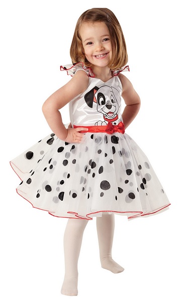 101-Dalmatiner-Kostüm-Kleid-Kinder-Mädchen