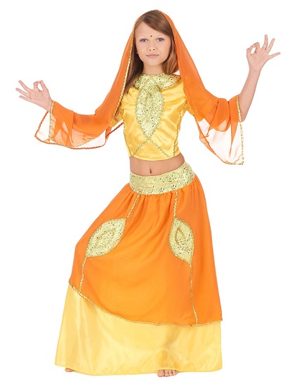 Bollywood-Kostüm-Kinder-Mädchen