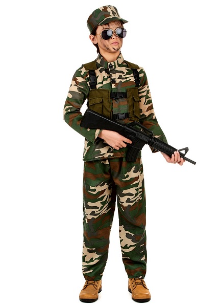 Bundeswehr-Kostüm-Soldaten-Kostüm-Kinder-Jungen