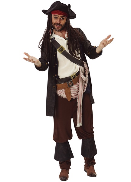 Captain-Jack-Sparrow-Kostüm-Herren-Männer-Erwachsene